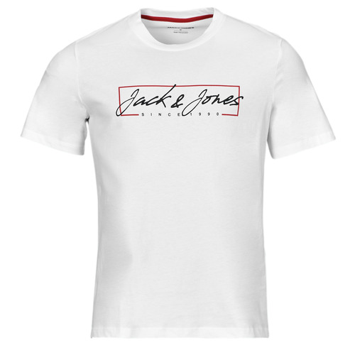 Odjeća Muškarci
 Majice kratkih rukava Jack & Jones JJZURI TEE SS CREW NECK Bijela
