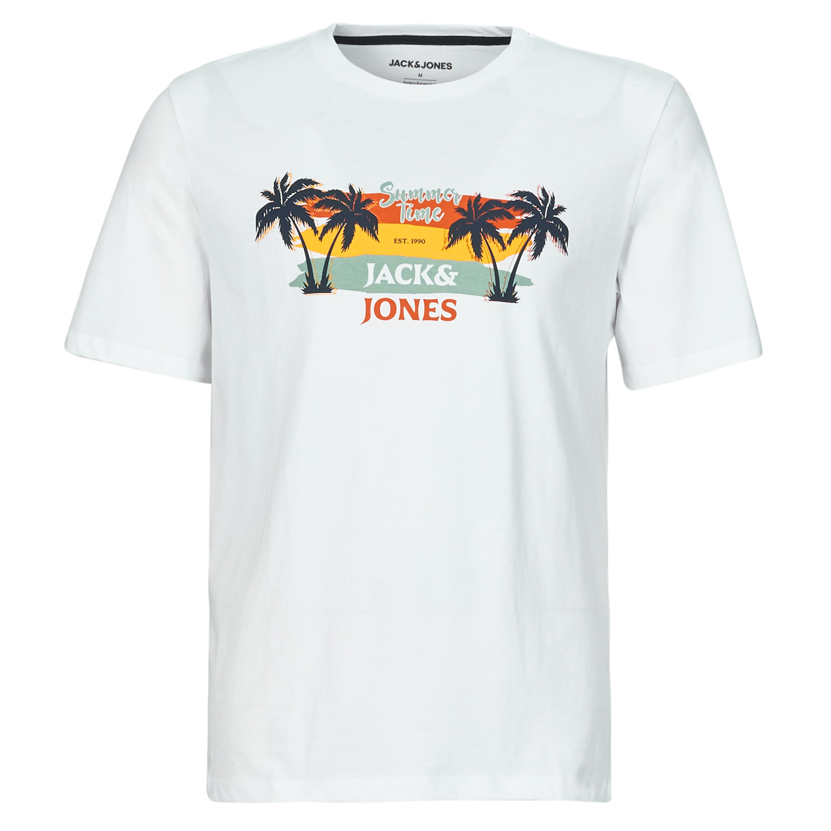 Odjeća Muškarci
 Majice kratkih rukava Jack & Jones JJSUMMER VIBE TEE SS CREW NECK Bijela