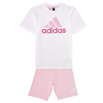 Odjeća Djevojčica Dvodijelne trenirke Adidas Sportswear LK BL CO T SET Ružičasta / Bijela