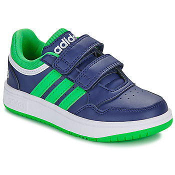 Obuća Dječak
 Niske tenisice Adidas Sportswear HOOPS 3.0 CF C Plava / Zelena