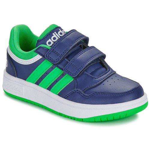 Obuća Dječak
 Niske tenisice Adidas Sportswear HOOPS 3.0 CF C Plava / Zelena
