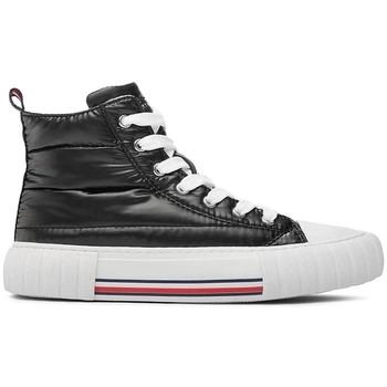 Tommy Hilfiger HIGH TOP LACEUP SNEAKER Crna