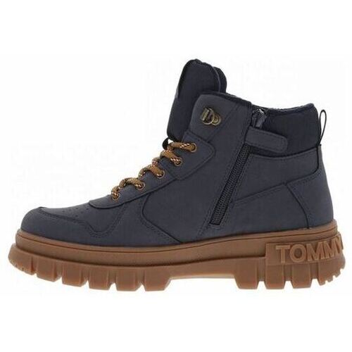 Tommy Hilfiger STRIPES LACE-UP BOOTIE Plava