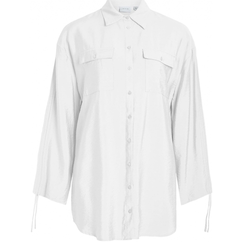Odjeća Žene
 Topovi i bluze Vila Klaria Oversize Shirt L/S - Cloud Dancer Bijela