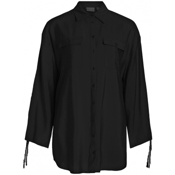 Odjeća Žene
 Topovi i bluze Vila Klaria Oversize Shirt L/S - Black Crna