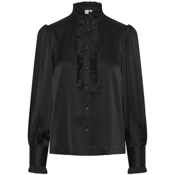Odjeća Žene
 Topovi i bluze Y.a.s YAS Frilla Shirt L/S - Black Crna