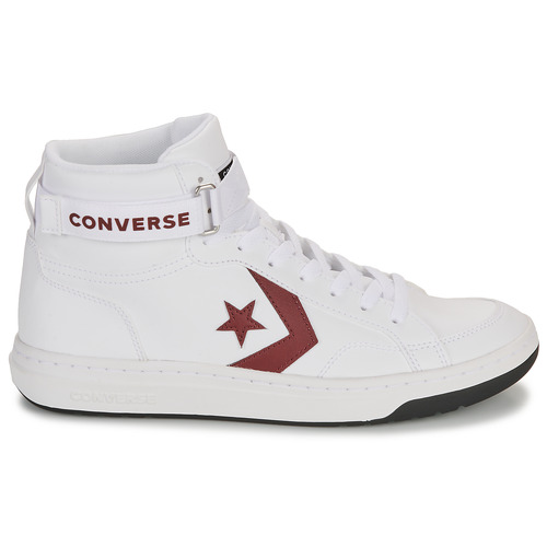 Converse PRO BLAZE V2 LEATHER Bijela / Bordo