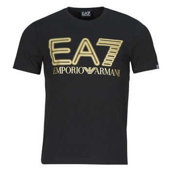 Odjeća Muškarci
 Majice kratkih rukava Emporio Armani EA7 TSHIRT 3DPT37 Crna / Gold