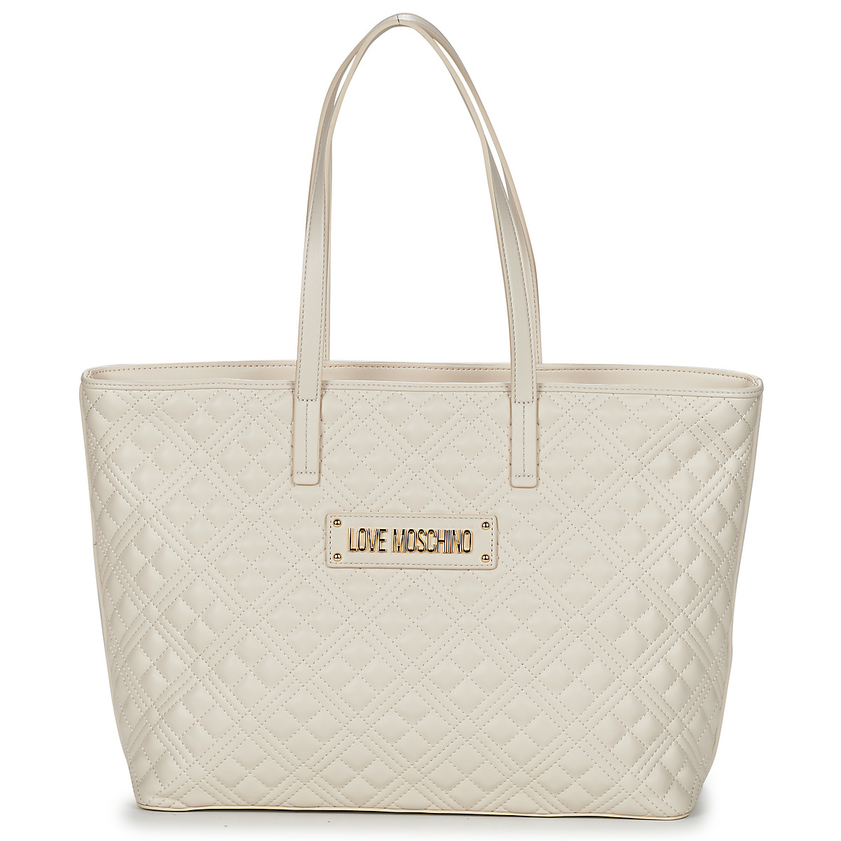 Torbe Žene
 Shopper torbe  Love Moschino QUILTED BAG JC4166 Ivory