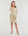 Odjeća Žene
 Kratke haljine Lauren Ralph Lauren CINLAIT-LONG SLEEVE-COCKTAIL DRESS Gold