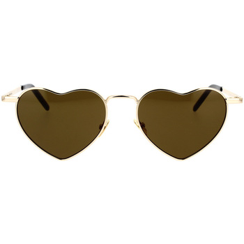 Satovi & nakit Sunčane naočale Yves Saint Laurent Occhiali da Sole a Cuore Saint Laurent SL 301 LouLou 015 Gold