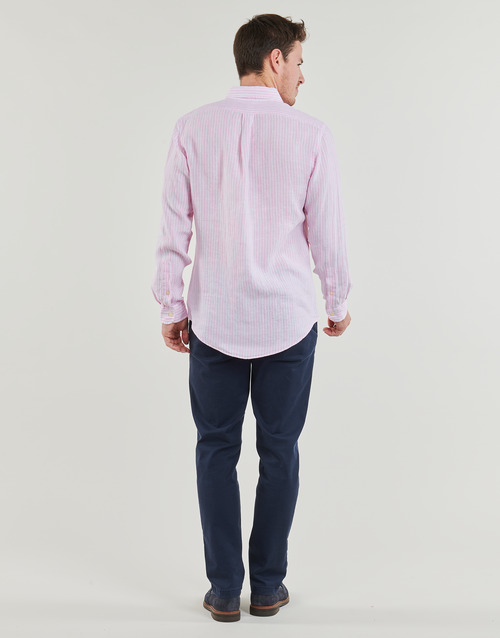 Polo Ralph Lauren CHEMISE COUPE DROITE EN LIN Višebojna