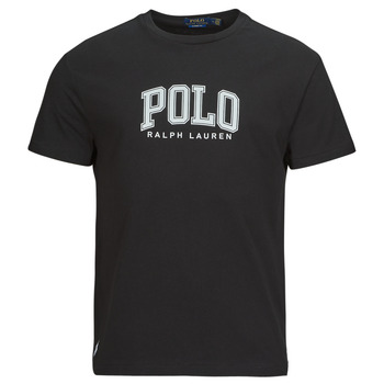 Odjeća Muškarci
 Majice kratkih rukava Polo Ralph Lauren T-SHIRT AJUSTE EN COTON SERIGRAPHIE POLO RALPH LAUREN Crna / Polo / Crna