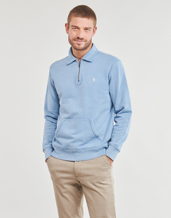 Odjeća Muškarci
 Sportske majice Polo Ralph Lauren SWEATSHIRT DEMI ZIP EN MOLLETON Plava / Nebesko plava / Plava