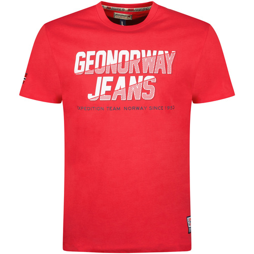 Odjeća Muškarci
 Majice kratkih rukava Geo Norway SX1046HGNO-RED Crvena