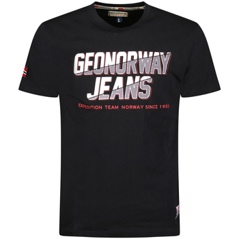Odjeća Muškarci
 Majice kratkih rukava Geographical Norway SX1046HGNO-BLACK Crna