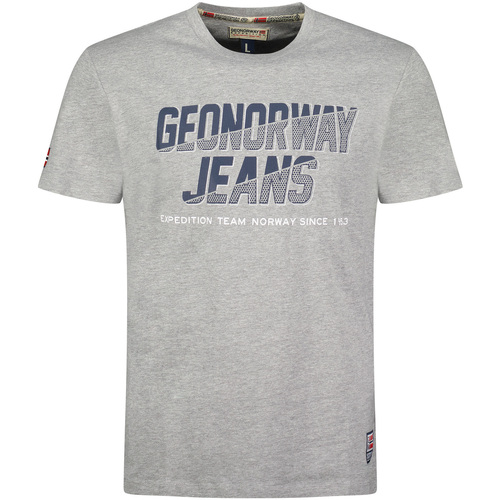Odjeća Muškarci
 Majice kratkih rukava Geo Norway SX1046HGNO-BLENDED GREY Siva