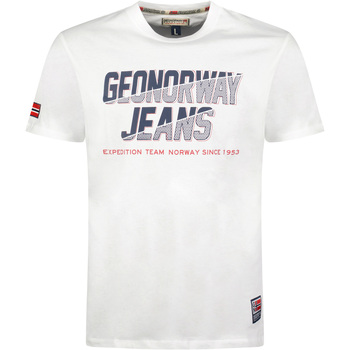 Odjeća Muškarci
 Majice kratkih rukava Geographical Norway SX1046HGNO-WHITE Bijela