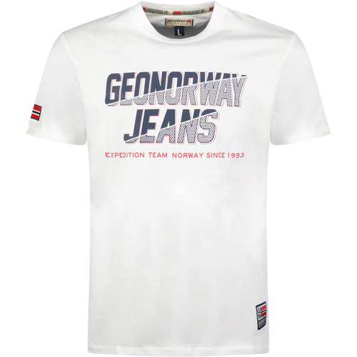 Odjeća Muškarci
 Majice kratkih rukava Geo Norway SX1046HGNO-WHITE Bijela