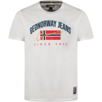 Odjeća Muškarci
 Majice kratkih rukava Geographical Norway SX1052HGNO-WHITE Bijela