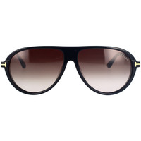 Satovi & nakit Sunčane naočale Tom Ford Occhiali da Sole  Marcus FT1023/S 01B Crna