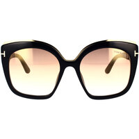 Satovi & nakit Sunčane naočale Tom Ford Occhiali da Sole  Chantalle FT0944/S 01G Crna