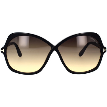 Satovi & nakit Sunčane naočale Tom Ford Occhiali da Sole  Rosemin FT1013/S 01B Crna