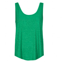 Odjeća Žene
 Majice s naramenicama i majice bez rukava Pieces PCBILLO TANK TOP LUREX Zelena