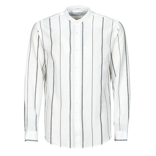 Odjeća Muškarci
 Košulje dugih rukava Selected SLHREGNEW-LINEN Bijela