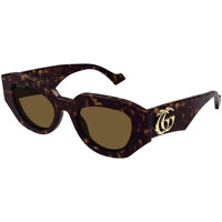Satovi & nakit Sunčane naočale Gucci Occhiali da Sole  GG1421S 002 Smeđa