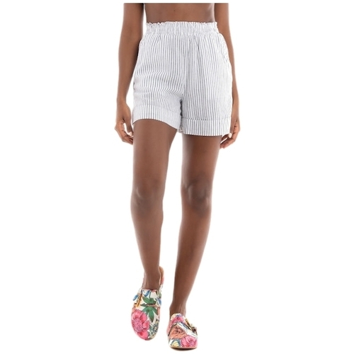Odjeća Žene
 Bermude i kratke hlače Only Shorts Linette Linen - White/Night Sky Bijela