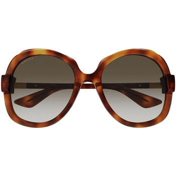 Satovi & nakit Sunčane naočale Gucci Occhiali da Sole  GG1432S 002 Smeđa