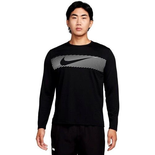 Odjeća Muškarci
 Majice dugih rukava Nike CAMISETA  RUNNING MILER FLASH FB8552 Crna