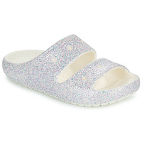 Obuća Djevojčica Sandale i polusandale Crocs Classic Glitter Sandal v2 K Bijela / Šljokice