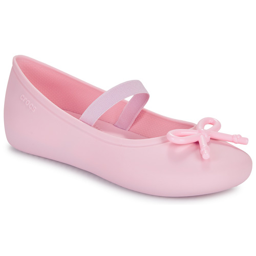 Obuća Djevojčica Balerinke i Mary Jane cipele Crocs Brooklyn Bow Flat K Ružičasta