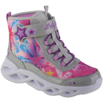 Obuća Djevojčica Polučizme Skechers Twisty Brights - Sweet Starz Srebrna