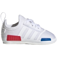 Obuća Djeca Modne tenisice adidas Originals Sneakers NMD Crib HQ1651 Bijela