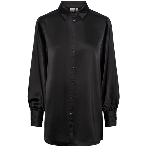Odjeća Žene
 Topovi i bluze Y.a.s YAS Noos Pella Shirt L/S - Black Crna