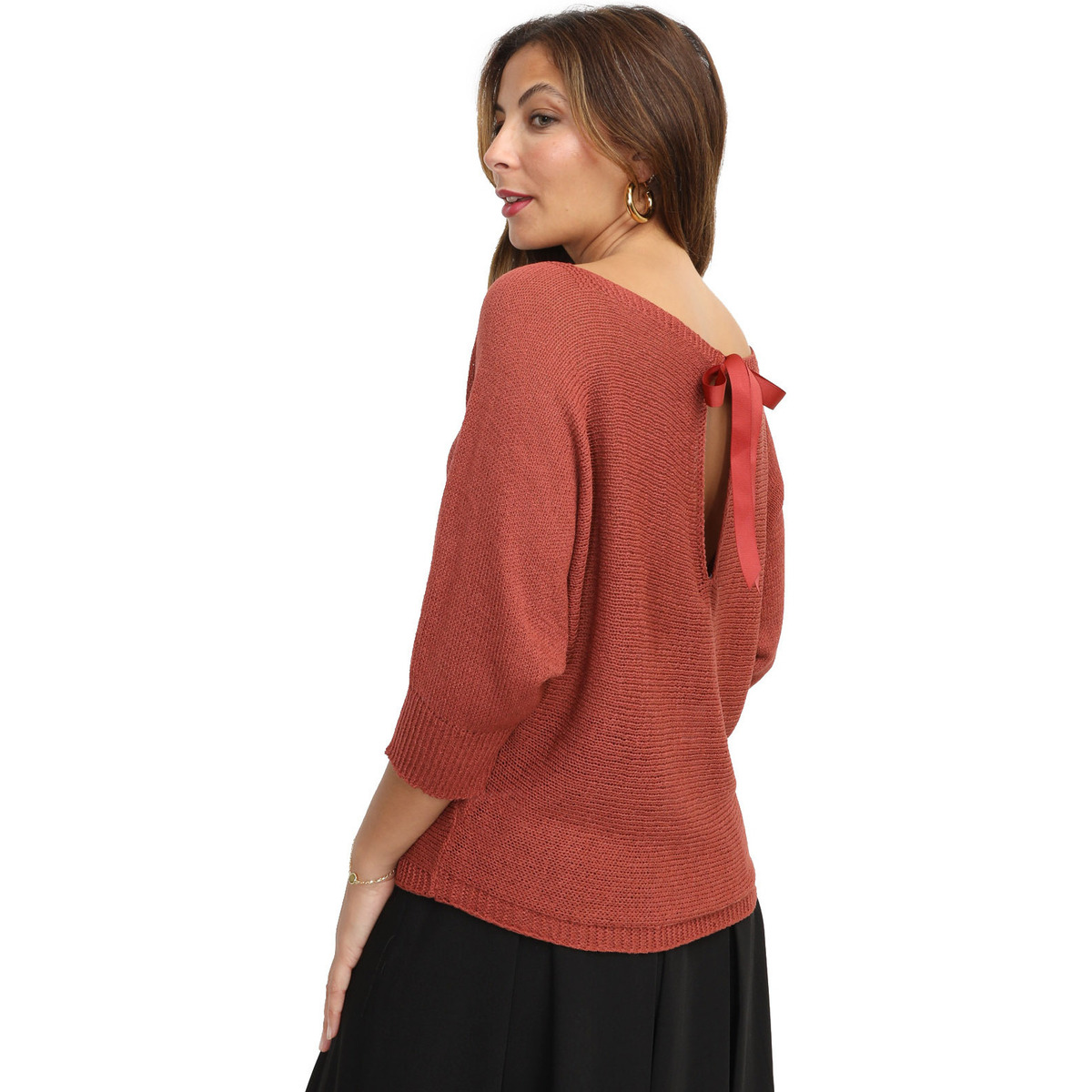 Odjeća Žene
 Puloveri La Modeuse 68968_P160857 Crvena