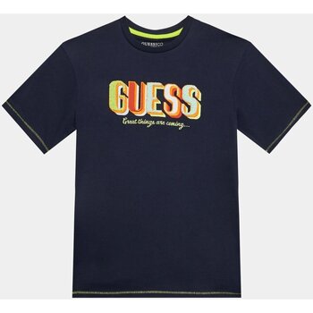 Odjeća Djeca Majice / Polo majice Guess L3YI08 K8HM4 Plava