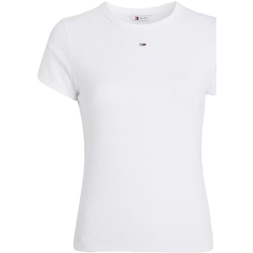 Odjeća Žene
 Majice / Polo majice Tommy Jeans DW0DW17383 Bijela
