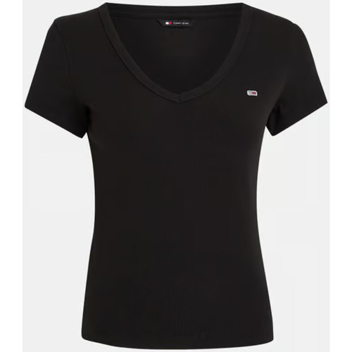 Odjeća Žene
 Majice / Polo majice Tommy Jeans DW0DW17385 Crna