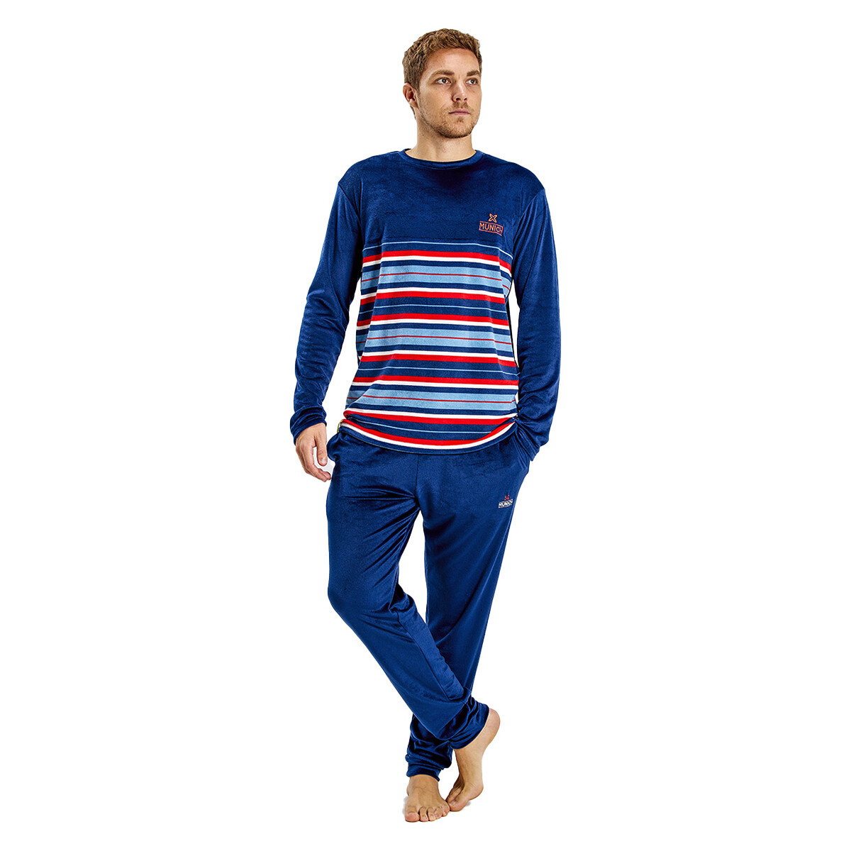 Odjeća Muškarci
 Pidžame i spavaćice Munich MUDP0152 Plava