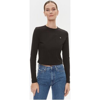 Odjeća Žene
 Majice dugih rukava Calvin Klein Jeans J20J222884 Crna