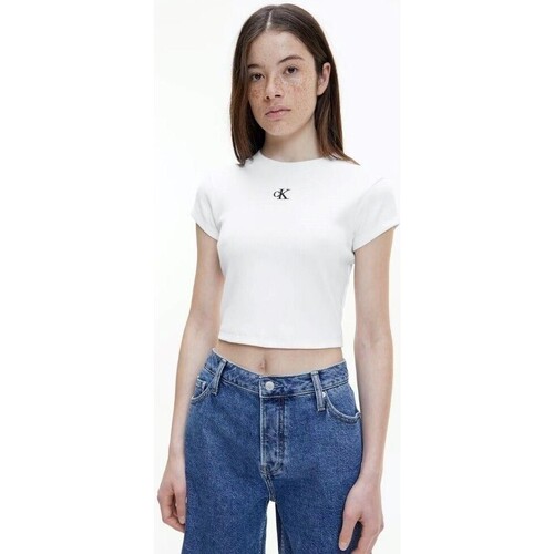 Odjeća Žene
 Majice kratkih rukava Calvin Klein Jeans J20J218337 Bijela