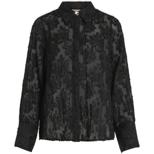 Odjeća Žene
 Topovi i bluze Vila Kyoto Shirt L/S - Black Crna