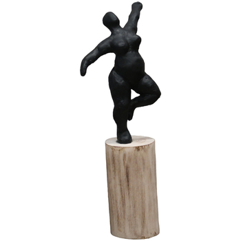 Dom Dekorativni predmeti  Signes Grimalt Figura Žena Koja Pleše Prtljažnik Smeđa