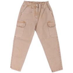 Odjeća Djevojčica Cargo hlače Manila Grace MG2375 Smeđa