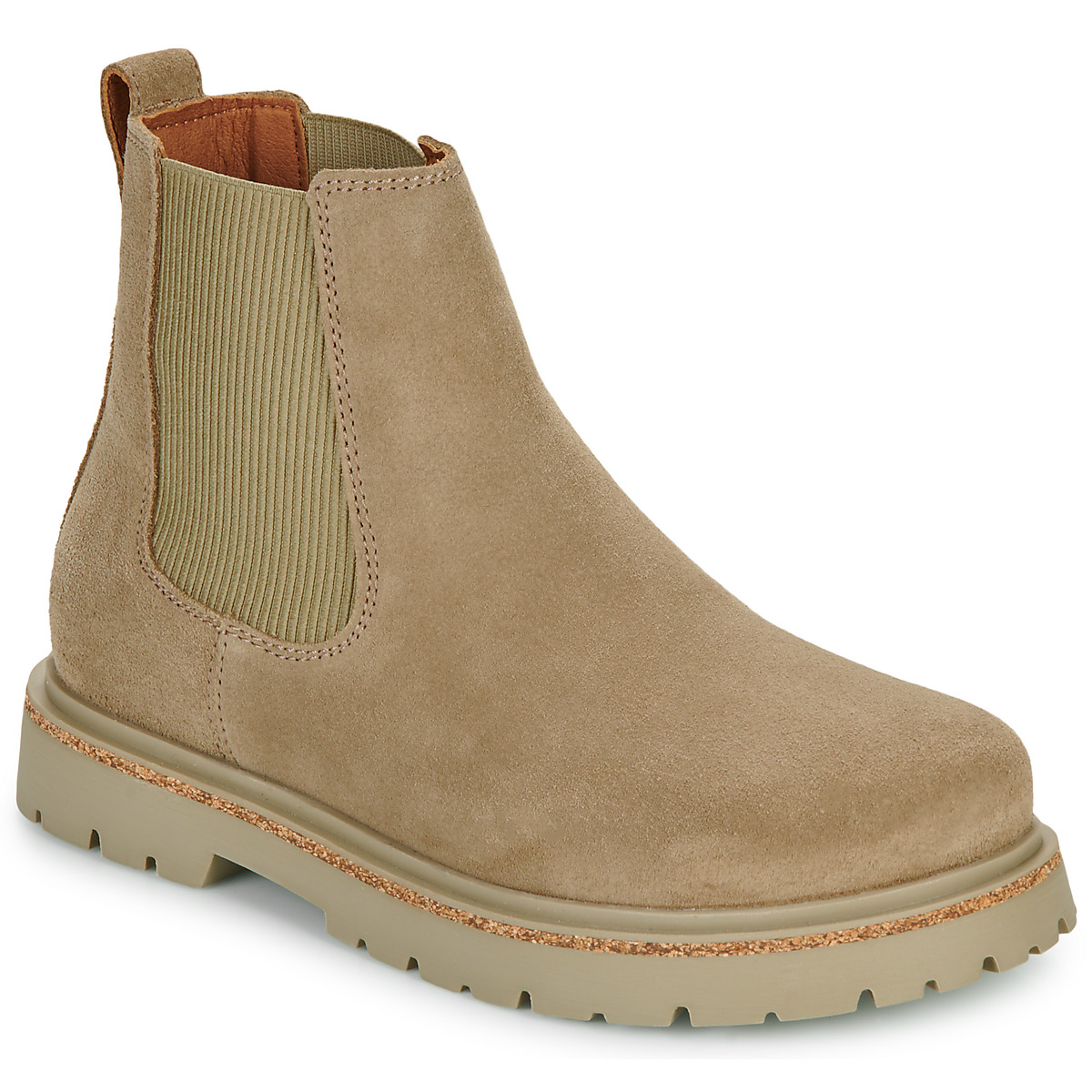Obuća Žene
 Polučizme BIRKENSTOCK Highwood Slip On Mid W LEVE Taupe Bež