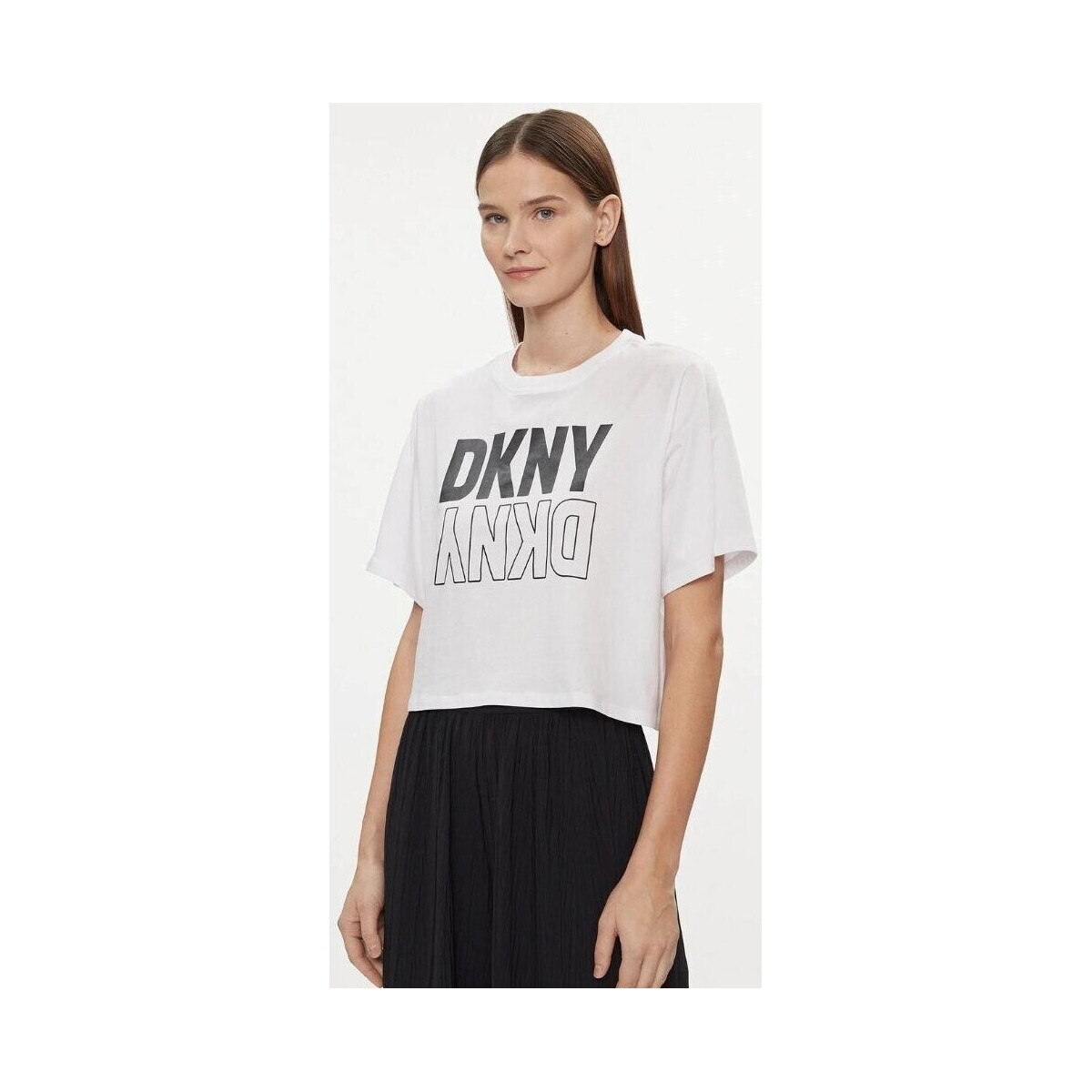 Odjeća Žene
 Majice / Polo majice Dkny DP2T8559 Bijela
